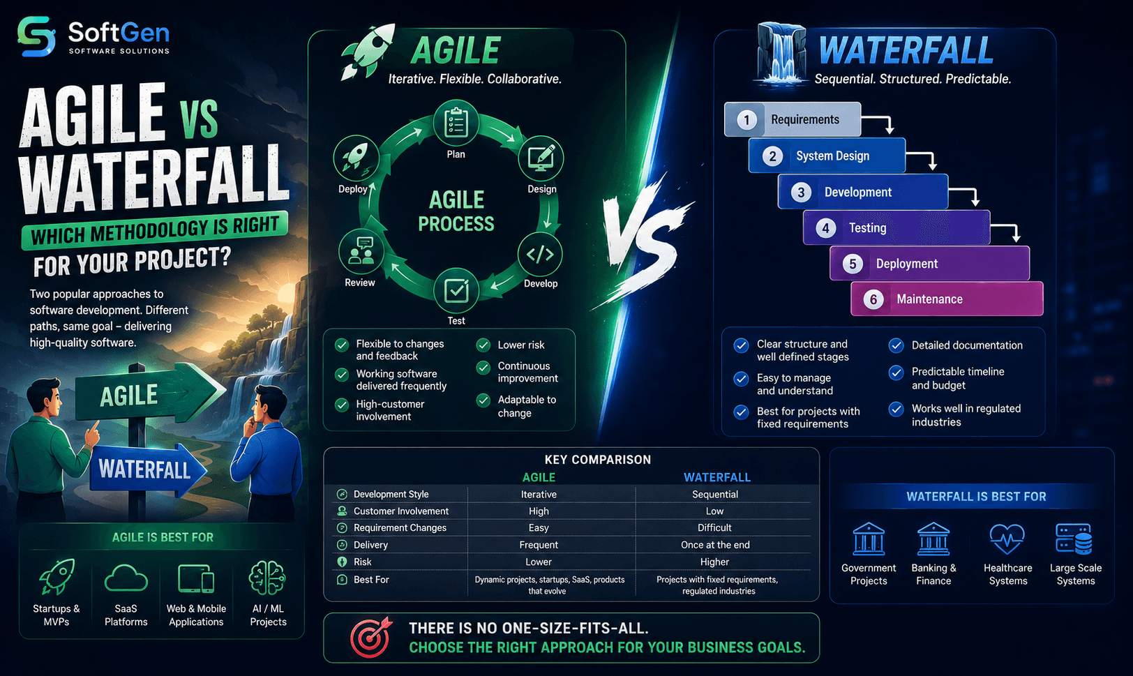 Agile vs Waterfall: Which Software Development Methodology Is Right for Your Project?