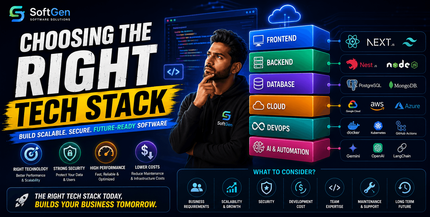 Choosing the Right Tech Stack for Your Software Project