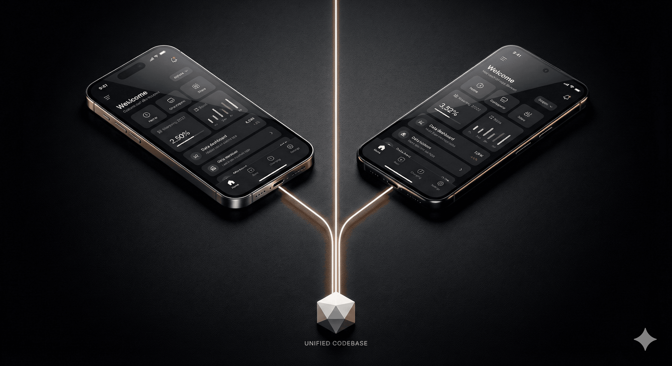 Mobile application mockup