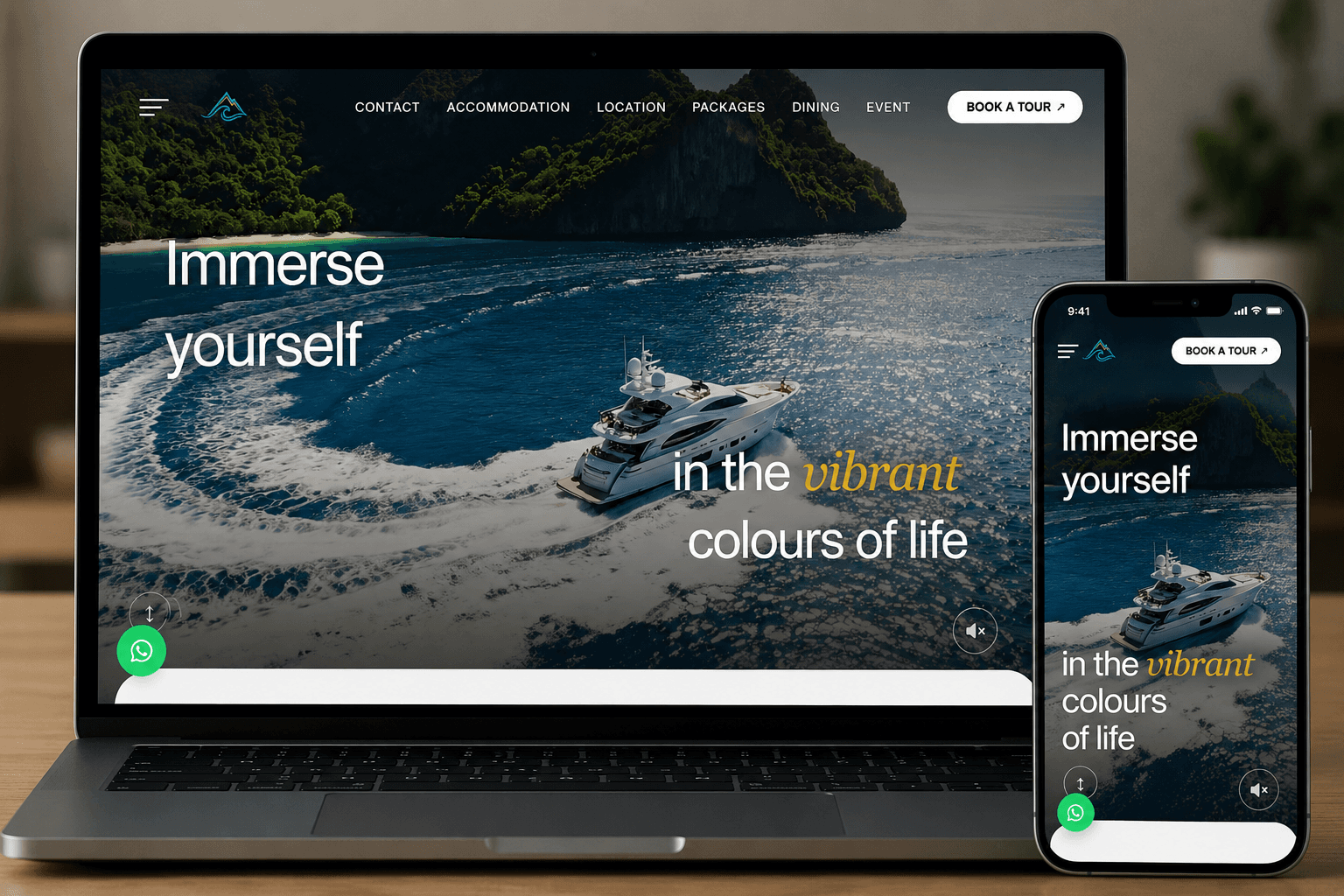 Sanctuary Haven – Luxury Resort & Yacht Experience Portal